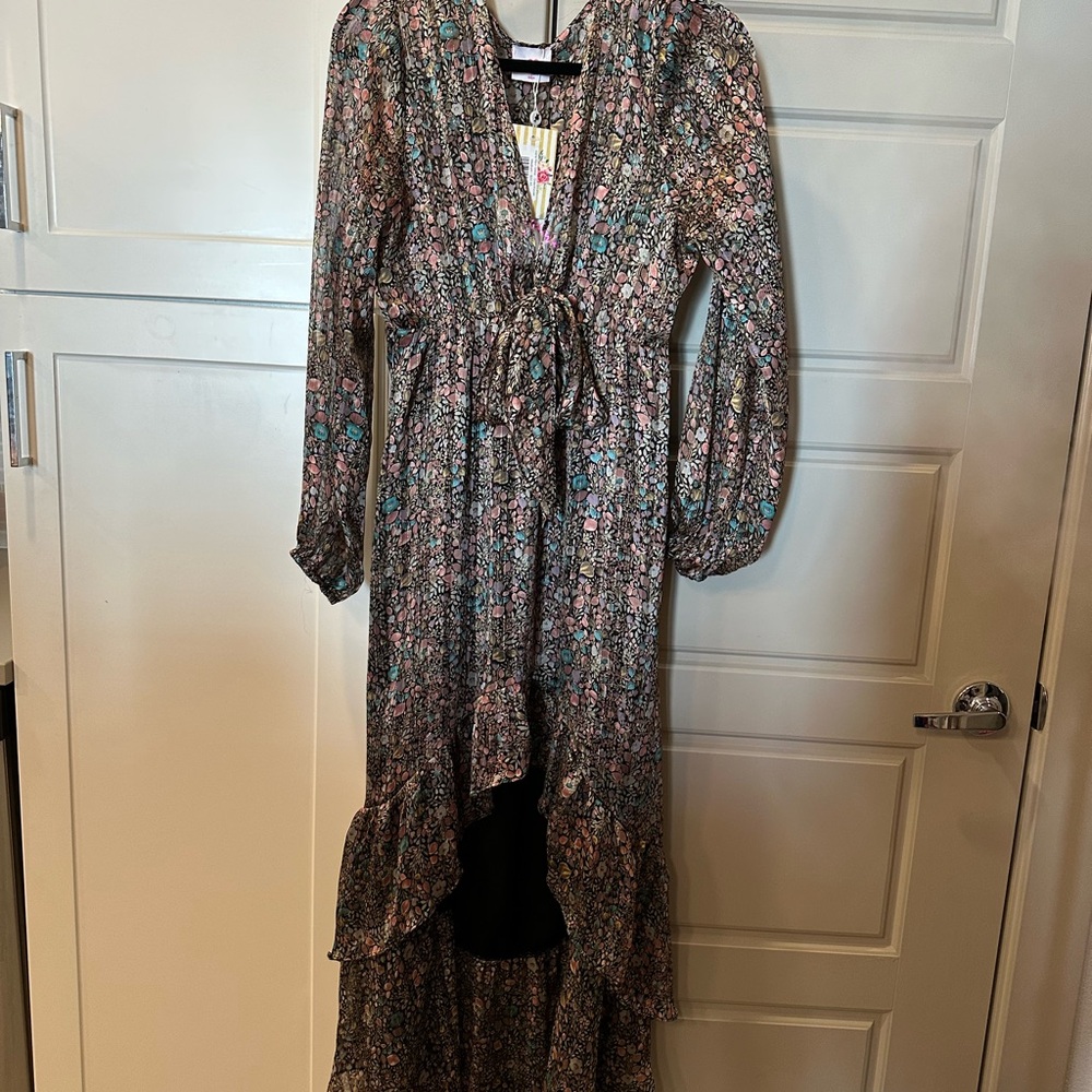 Floral Long Sleeve Maxi Dress
